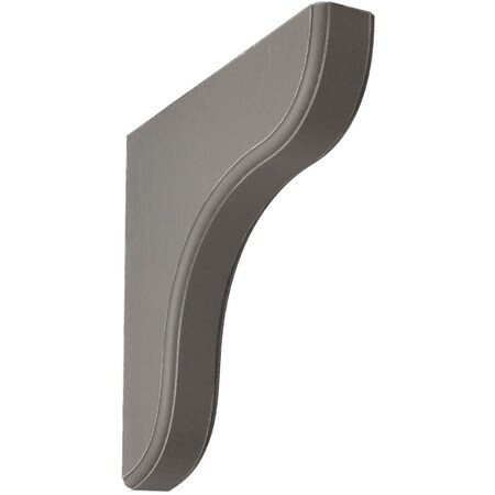 Ekena Millwork 1 3/4"W x 10 1/2"D x 10 1/2"H Eaton Wood Vintage Decor Bracket, Reclaimed Grey BKTWD02X11X11EAGY